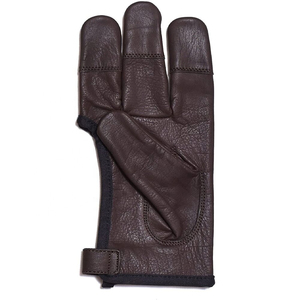 Archery Gloves OEM Manufacturer Custom Logo Private Label Four Way Waterproof Three Finger Shooting Gloves Drawstring Closure - Product Image 3