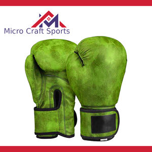 Guantes de Boxeo Profesionales de MMA en Cuero con Logotipo Personalizado y Cierre, Equipo de Entrenamiento de Boxeo de Sialkot, Pakistán - Product Image 4