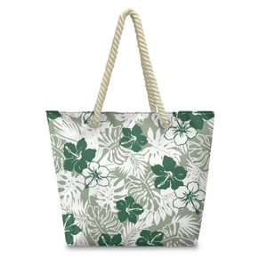 กระเป๋าถือสตรีลายโพลินีเซียฮิบิสคัส POD Dropship กระเป๋าชายหาดคลาสสิกสำหรับสุภาพสตรี - Product Image 2