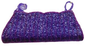 Pochette fantaisie en satin ornée de perles - Product Image 2