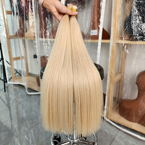Cabello Humano Virgen Natural Liso Negro GUGU HAIR, 100% Origen Vietnamita, 100 Gramos, 22-24 Pulgadas, Alta Calidad - Product Image 4
