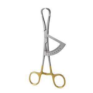 Bone Ridge Mapping Caliper 6.5″ Ring Style Gold Handle Dental Implant Measuring Instrument Stainless Steel <b>Precision</b> <b>Tool</b> - Product Image 3