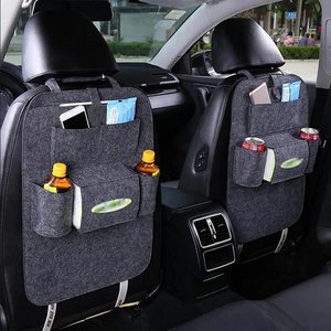 Organisateur de rangement portable pour siège arrière de voiture, suspendu, qualité alimentaire, design détachable, sac de rangement universel pour dossier de siège de voiture - Product Image 2