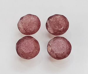 Cuarzo Rojo Natural AAA, Gema Redonda Facetada de 20*20 mm, 22.20 Ct, Gema 100% NATURAL para Joyería - Product Image 3