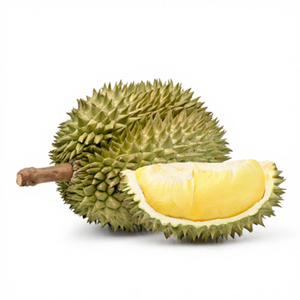 Durian Premium de Tailandia, Fruta Fresca de Grado de Exportación, Trozos Congelados, Sabor Cremoso y Dulce, Monthong 100% Tailandés, 500g, 14 Días de Duración - Product Image 1