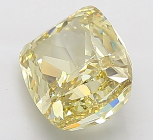 Diamant taillé en coussin de qualité supérieure, 3,50-4,00 carats, jaune fantaisie VS1, pierre naturelle lâche, idéal pour la création de bijoux fins et élégants - Product Image 3