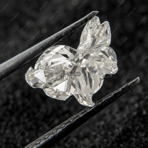 Diamant de laboratoire en forme de lapin, certifié IGI, DEF VVS VS1, 0,5 à 3 carats, CVD HPHT, couleurs fantaisie, synthétique, en vrac, vente en gros, directement de l'usine - Product Image 3