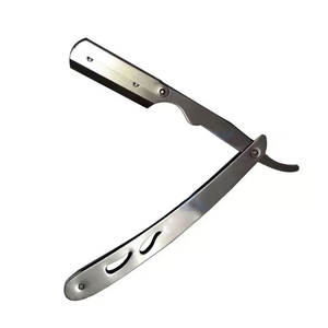 Navaja de Afeitar Clásica de Acero Inoxidable de Precisión Atemporal, Afeitado Suave, Cerrado y Profesional - Product Image 1