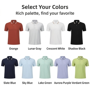Chemises polo d'affaires de qualité exceptionnelle personnalisées pour hommes, avec couleur unie, chemise polo piqué personnalisée, manches courtes, polo de golf pour hommes - Product Image 3