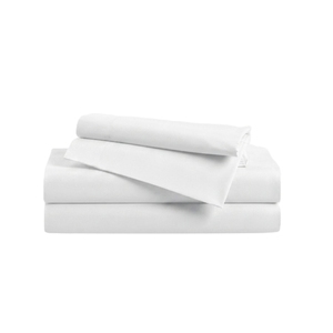 Juego de Sábanas y Fundas de Almohada de Algodón, Color Sólido, Transpirable, Premium, Lavable, para Todas las Temporadas, para Hogar y Hotel - Product Image 5