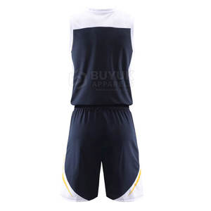 Uniforme de Baloncesto Personalizado 100% Poliéster Transpirable con Impresión por Sublimación Avanzada, Conjunto de Ropa de Entrenamiento Ligera - Product Image 3