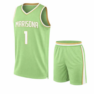 Fabricant d'uniformes de basketball OEM, maillots et shorts de basketball personnalisés, marque privée, grandes tailles, 100% polyester, pour les ligues d'équipes - Product Image 3