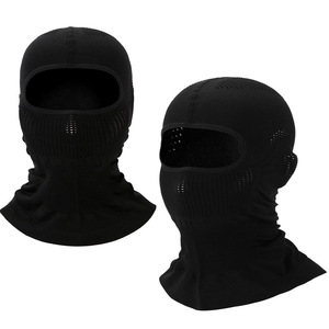 High Quality Custom Embroidery Silk Screen Digital Printing Image Patch Logo Unisex <b>Adult</b> Outdoor Riding Nylon Balaclava - Product Image 4