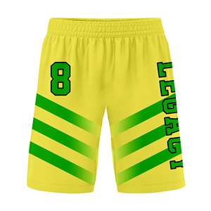 ชุดเสื้อเจอร์ซีย์แขนกุดมีฮู้ดและกางเกงขาสั้นลายทางสีเหลืองเขียวแบบซับลิเมชั่นสั่งทำพิเศษสำหรับทีมเป็ด แห้งเร็ว เหมาะสำหรับออกกำลังกาย ผู้ใหญ่ ใส่ได้ทั้งชายและหญิง - Product Image 4