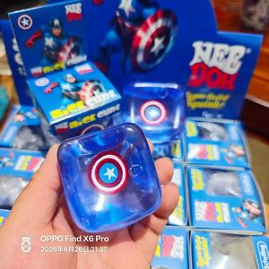 Needoh Cubo de Maltitol Capitán América, Juguetes Blandos de Superhéroes para Aliviar el Estrés, Juguetes Elásticos Antiestrés para Apretar - Product Image 3