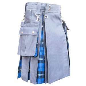 Kilt escocés tradicional para hombre, cintura ajustable, diseño plisado hecho a mano, atuendo cultural de las Tierras Altas para festivales y ceremonias - Product Image 1