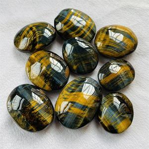 Venta al por Mayor de Grava de Cristal de Ojo de Tigre Azul de Calidad, Piedra Natural de Reiki, Piedra de Ojo de Tigre Azul Pulida para Sanación y Belleza - Product Image 2
