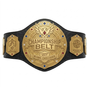 Ceintures de championnat personnalisées OEM ODM – Prix usine, haute qualité, design personnalisé détaillé, fabricant d'enseignes de récompense haut de gamme - Product Image 1