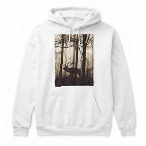 Classic Pullover Design 100% Cotton Casual Winter Screen Printed <b>Hoodie</b> Created for Regular Fit and Seasonal Wear - Product Image 1