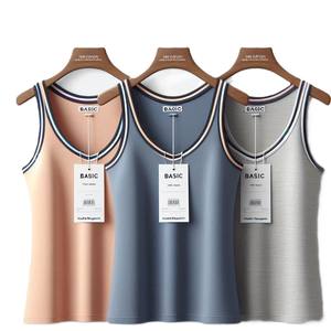 Camisetas sin mangas de algodón Premium con cuello en V, transpirables, cómodas, exclusivas, estampados personalizados, precio competitivo, entrenamientos, salidas de Club - Product Image 2