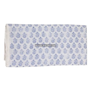 Muestra gratis 100% Vestido camisero de algodón orgánico estampado a mano personalizado estilo de tela para niñas tela ecológica teñida Natural - Product Image 6