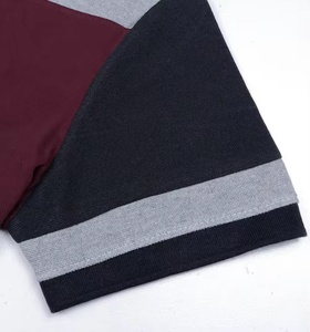 Camiseta Polo para Hombre Hawk Eye, Diseño Color Block, Manga Corta, Algodón Oxford, Transpirable, Diseño Casual, Logotipo Frontal - Product Image 6
