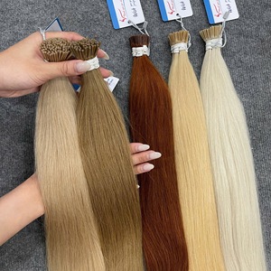 ผมต่อแบบ I-Tip คุณภาพสูงสุดจากเวียดนาม สีธรรมชาติ  ปลายเคราตินแท้ เกรดเวอร์จิ้น พร้อมจัดส่ง - Product Image 1