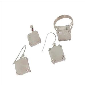 925artpalace Vintage Rainbow Moonstone 925 Conjunto de joyas de piedras preciosas de plata Conjuntos de joyas más geniales y hermosos - Product Image 1