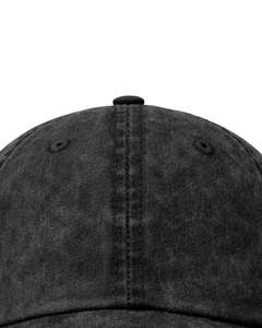 Casquette de baseball en coton noir délavé, unie, réglable, unisexe, décontractée, respirante, confortable, qualité supérieure - Product Image 5