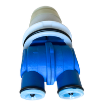 Cartouche de douche compatible Delta CAP0011, remplacement OEM #   RP19804 Cylindre en plastique anti-corrosion à fixation murale, garantie 1 an