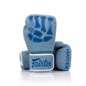 Protective Boxing Gloves-Genuine Leather Hook-and-Loop Wrist Closure Durable Construction for Gym Sparring Heavy Bag Training UV - Product Image 3