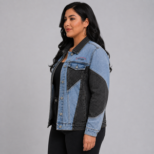 Trending Women Denim Jacket Custom Logo Breathable Washed Cotton Button <b>Up</b> Casual Streetwear Fashion <b>Jean</b> Jacket for Women - Product Image 5