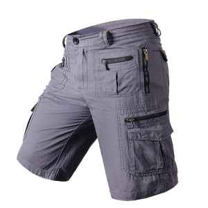 Shorts cargo décontractés pour hommes, style sport et fitness, vente chaude, directement de l'usine, shorts de créateur pour l'été. - Product Image 5