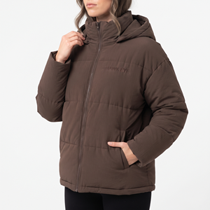 Women's Quilted Puffer <b>Jacket</b> Long Sleeve Winter Padded Coat Casual Warm <b>Zip</b> <b>Up</b> <b>Jacket</b> Outdoor Everyday Outerwear - Product Image 4