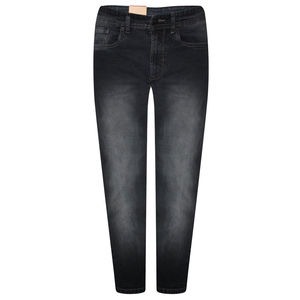 Pantalones Vaqueros Negros Premium, Pantalones de Sarga de Algodón Personalizados, Fabricante de Ropa OEM, Ropa al por Mayor de Marca Privada - Product Image 5