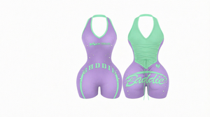 Body sans manches noir et blanc pour femme, col licou, imprimé étoiles en strass, style Baddie, doux, pour le printemps et l'été, tenue de sport - Product Image 5