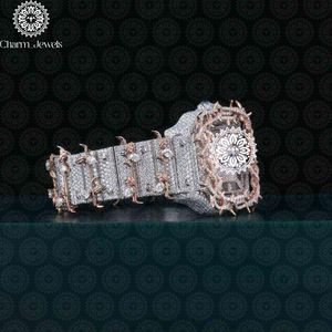 Montre mécanique carrée de luxe pour homme Charm_Jewels en acier inoxydable avec cadran en verre 40 mm, résistance à l'eau 10 bars, fermoir papillon - Product Image 2