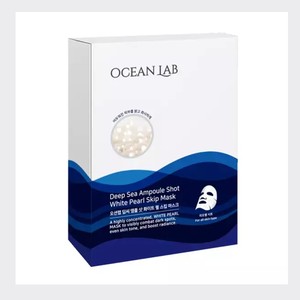 Mascarilla de lámina dorada Osyeonraep Oceanlab Deep Sea Ampoule Shot White Pearl Skip Mask Pack 10 unidades 1 pieza mascarilla coreana en bolsa - Product Image 5