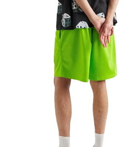 Pantalones Cortos Deportivos de Malla para Hombre, Transpirables, de Poliéster, con Logotipo Personalizado, Fabricante y Proveedor al por Mayor OEM ODM - Product Image 4