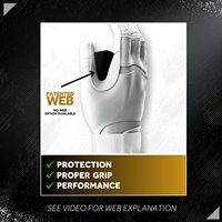 Guantes de Bateo de Béisbol y Sóftbol de Alta Calidad con Logotipo Personalizado, Transpirables, de Cuero, para Diestros, Ligeros, para Receptor
