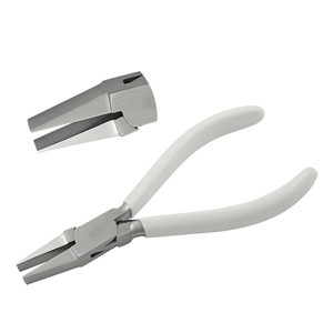 Pince à bec plat Mâchoires lisses de 160mm avec poignées à ressort et en PVC Boîte à joints Fabrication de bijoux Pince à emballage robuste et en fil métallique - Product Image 1