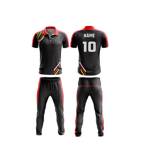 Camiseta de Cricket Personalizada al por Mayor 2025 con Logotipo y Nombre del Equipo, Alta Calidad, 100% Poliéster, Impresión por Sublimación, Colores y Tallas Personalizadas - Product Image 1