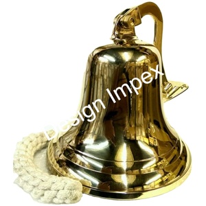 Cloche de bateau en laiton de Style nautique facile à monter en gros de haute qualité en métal personnalisé Titanic cloche décorative solide cloches vente chaude - Product Image 2