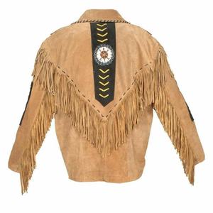 Custom Leather <b>Jackets</b> <b>Western</b> Faux Fringe <b>Jacket</b> Long Faux Leather Cowboy Motorcycle Racing Patchwork Letter - Product Image 6