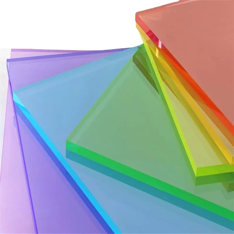 Factory Direct Wholesale Acrylic PMMA Tinted Colored Sheets 3.0mm 10mm Thickness for Laser Cutting