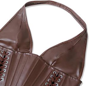 Vente en gros de débardeurs en similicuir pour femmes, logo personnalisé OEM, sans manches, coupe ajustée, fournisseur de vêtements - Product Image 4