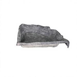 Wholesale Modern FRP Garden Ornaments Unbreakable Lightweight Artificial Fiberglass Stone-Look Hand-Molded Rain Pond Water Lotus - Product Image 1