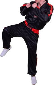 ชุดยูนิฟอร์ม MMA คิกบ็อกซิ่งแบบใหม่ สไตล์คัสตอม สำหรับทุกเพศ ผ้าโพลีเอสเตอร์ซาติน 220 กรัม แถบข้างลายเส้นพิมพ์ดิจิทัล ยืดได้ 4 ทิศทาง ทรงเข้ารูป - Product Image 5