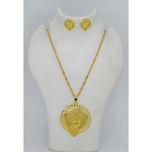 ชุดเครื่องประดับต่างหูโซ่อัลลอยชุบทองชาติพันธุ์ชุดจี้ห่วงโซ่ต่างหูแบบโซ่จากดีไซเนอร์แบบดั้งเดิมที่กำลังเป็นที่นิยม - Product Image 4