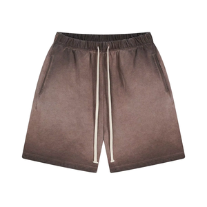 Shorts Streetwear Premium pour Femme en Coton Molletonné Épais Effet Délavé Acide – Personnalisation Logo OEM ODM – Fournisseur en Gros - Product Image 5